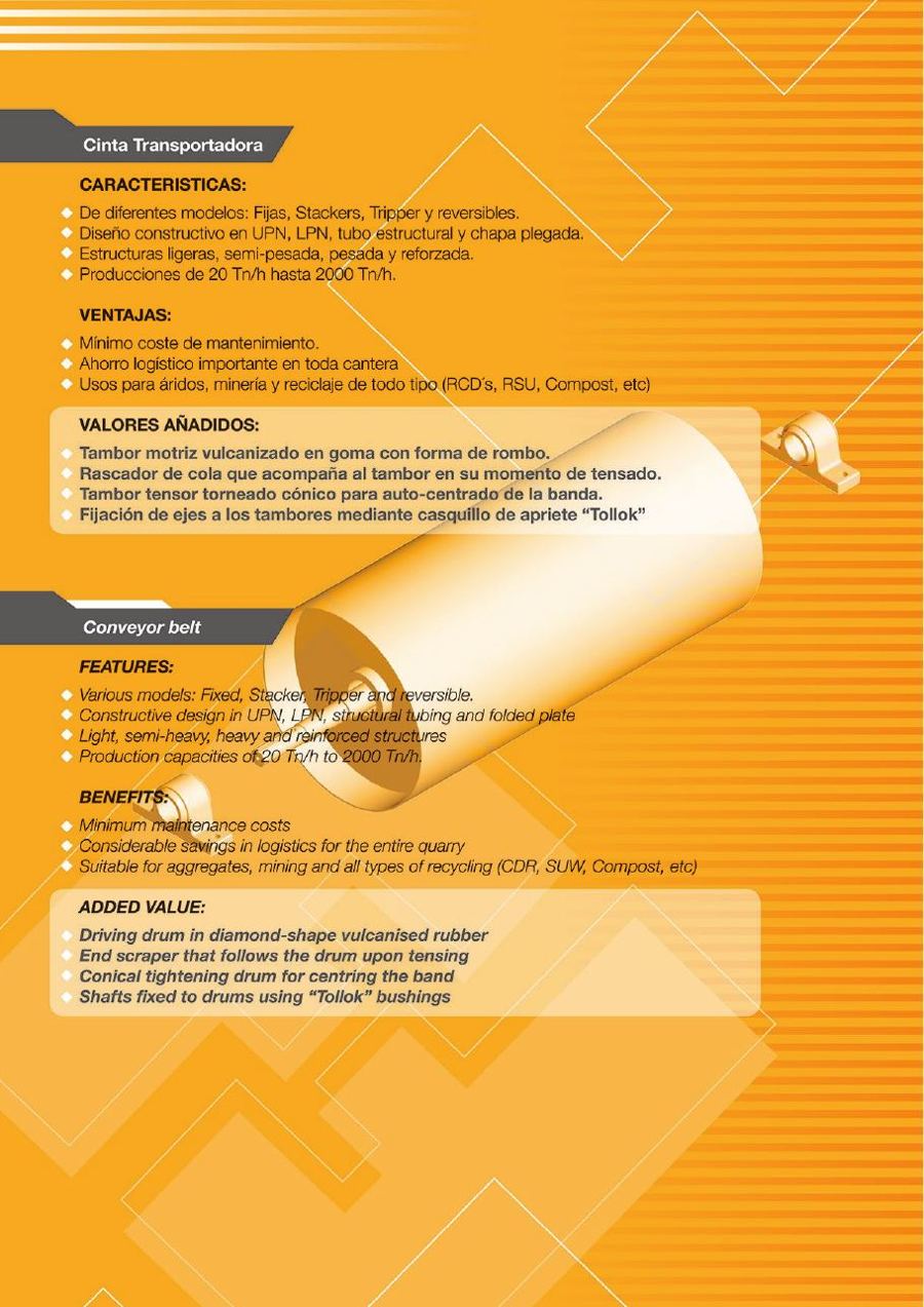 Página 4 del catálogo de Cintas transportadoras