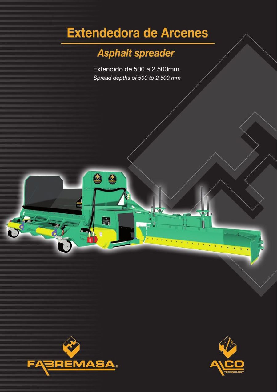 Página 3 del catálogo de Extendedoras y ensanchadoras de carreteras