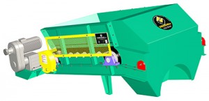 Alimentadores de banda para cualquier instalación. Transmisión monoblock y velocidad manual.